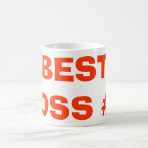 BEST BOSS #1 MUGS