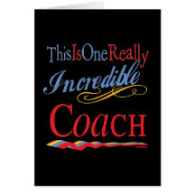 Best Coach Gifts Greeting Card