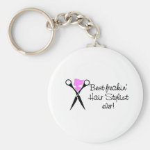 Best Freakin Hair Sytlist Ever Key Chains