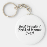 Best Freakin Maid of Honour Ever Wedding Keychain