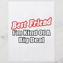 Best Friend...Big Deal Full Colour Flyer