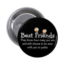 Best Friends Pinback Buttons