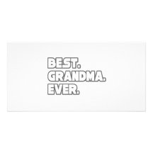 Best Grandma Ever Photo Greeting Card