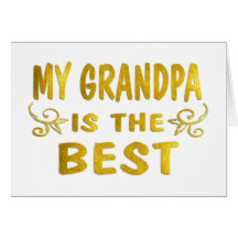 Best Grandpa Greeting Cards
