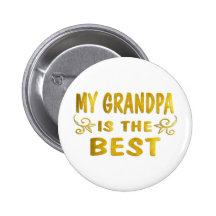 Best Grandpa Pinback Button