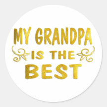 Best Grandpa Sticker