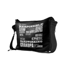 Best & Greatest Grandfathers & Grandpas Qualities Messenger Bag