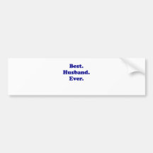 Best Husband Ever Bumper Sticker