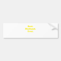 Best Husband Ever Bumper Stickers