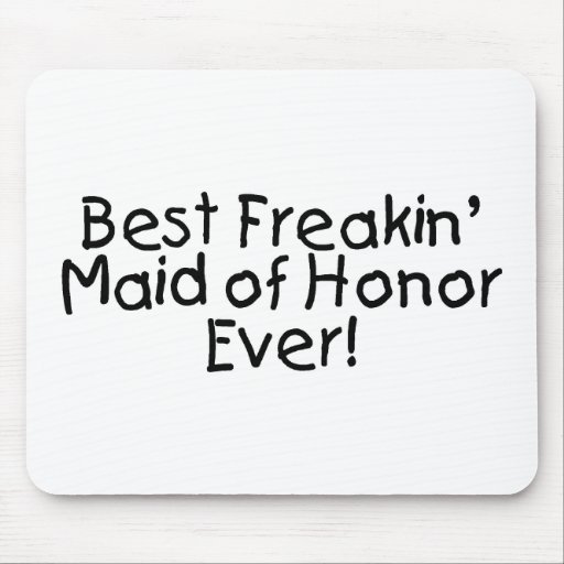 Best Maid Of Honour Mousemats