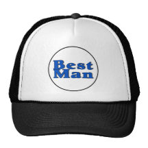 Best Man (Blue) Trucker Hat