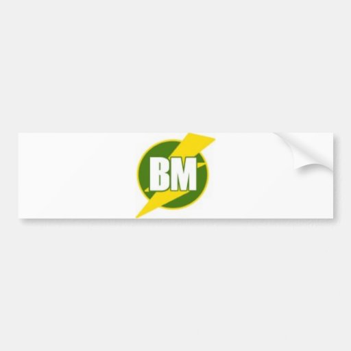 Best Man (BM) Bumper Sticker