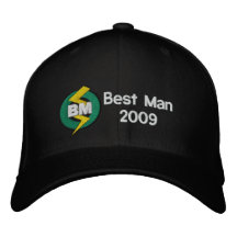 Best Man Embroidered Hat, Customisable