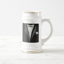 Best Man Thank You Gift - Tuxedo Template Coffee Mugs