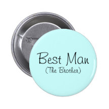 Best Man (The Brother) Pin