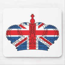 Best of British, Crown, Union Jack Mouse Pads
