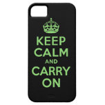 Best Price Keep Calm And Carry On Green and Black