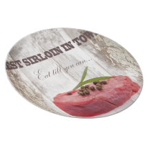 Best Sirloin In Town Party Plates