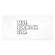 Best Son-In-Law Ever Photo Greeting Card