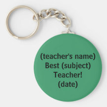Best Teacher! - keychain