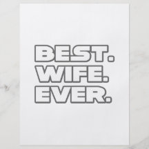 Best Wife Ever Full Color Flyer