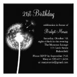 Best Wishes! (black) Invitation