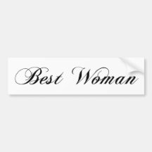 Best Woman Bumper Sticker