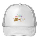 besties peanut butter fluff mesh hats