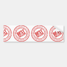Bestseller Stamp Bumper Sticker