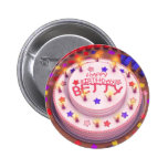 Betty's Birthday Cake Pins