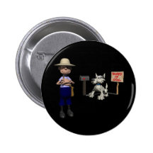 Beware Of Dog Pins