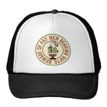 Beware Of Fat Men Funny Christmas Hat/Cap