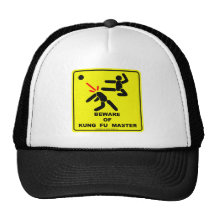 BEWARE OF KUNG FU MASTER HAT