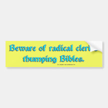BewareRadicalClerics2 Bumper Stickers
