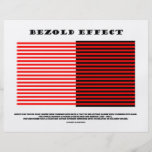 Bezold Effect (Optical Illusion) Full Colour Flyer