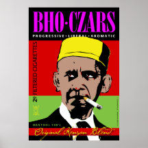 BHO Czars, Obama's Favourite Kenyan Cigarettes Poster