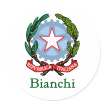 Bianchi Italian National Seal stickers
