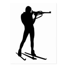 Biathlon Post Card
