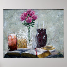 Bible & Snack Print