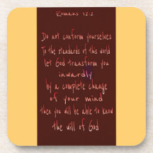 bible verse coaster