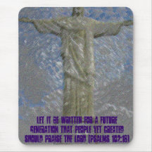 Bible verse mousepad
