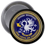 Bicentennial Birthday-Mardi Gras Party Louisiana Button