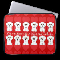 Bichon Frise Dog Humour Laptop Sleeve laptop sleeves