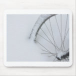 Bicycle Cycle Bicycling Cycling Snow Ice Mousepad