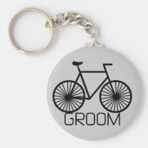 Bicycle Groom Tshirts and Gifts Keychain