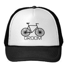 Bicycle Groom Tshirts and Gifts Trucker Hat