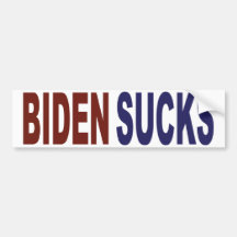 Biden Sucks Bumper Sticker