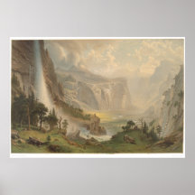 Bierstadt Yosemite Valley, California (1884A) Print