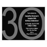 Big 3-0 Birthday Party Invitations