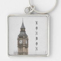 Big Ben London (Watercolour) Key Chain